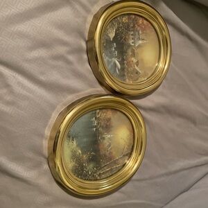 Gold Framed Scenic Wall Art Set